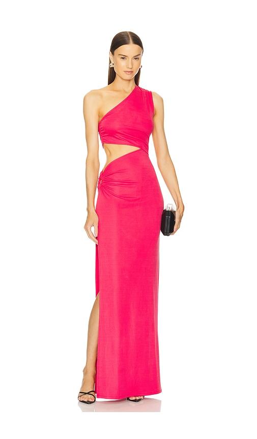 michael costello x revolve decker maxi dress in red. - size m (also in xs, s, xl)