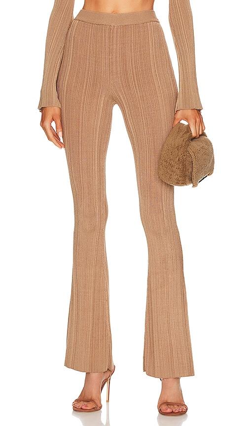 michael costello x revolve kadri pant in brown. - size xl (also in l)