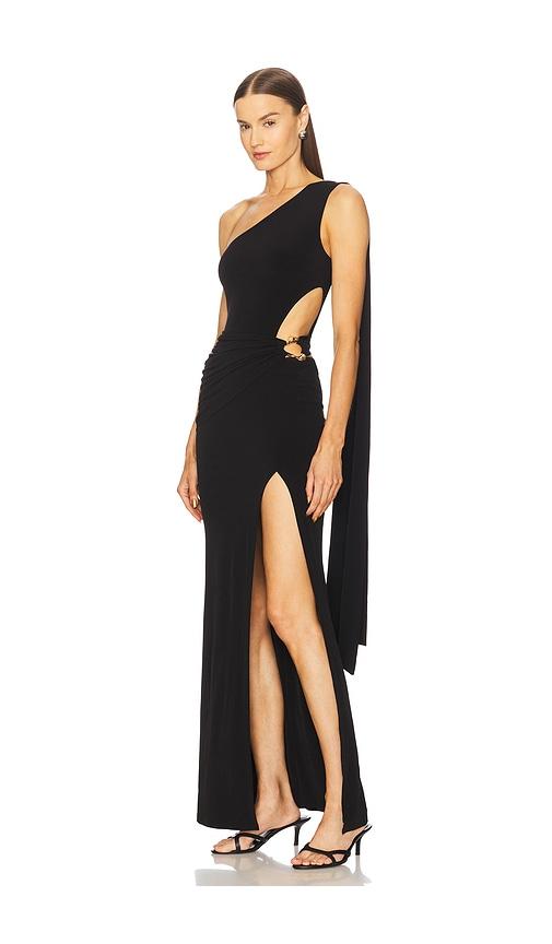 michael costello x revolve margaux gown in black. - size m (also in s)