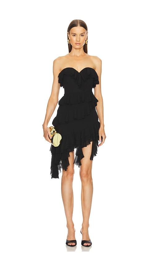 michael costello x revolve natalia mini dress in black. - size l (also in m, s)