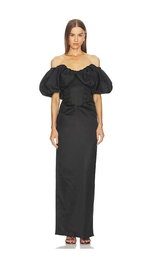 michael costello x revolve ninove maxi dress in black. - size m (also in xxs, xs, s)