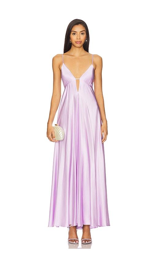 michael costello x revolve willow gown in lavender. - size l (also in xxs, xs, s, m, xl)