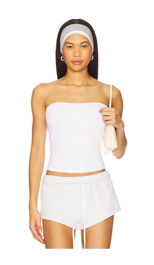 michael lauren oli tube top in white. - size l (also in m, s)