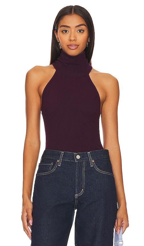 michael lauren romulus tank in burgundy. - size l (also in xl)