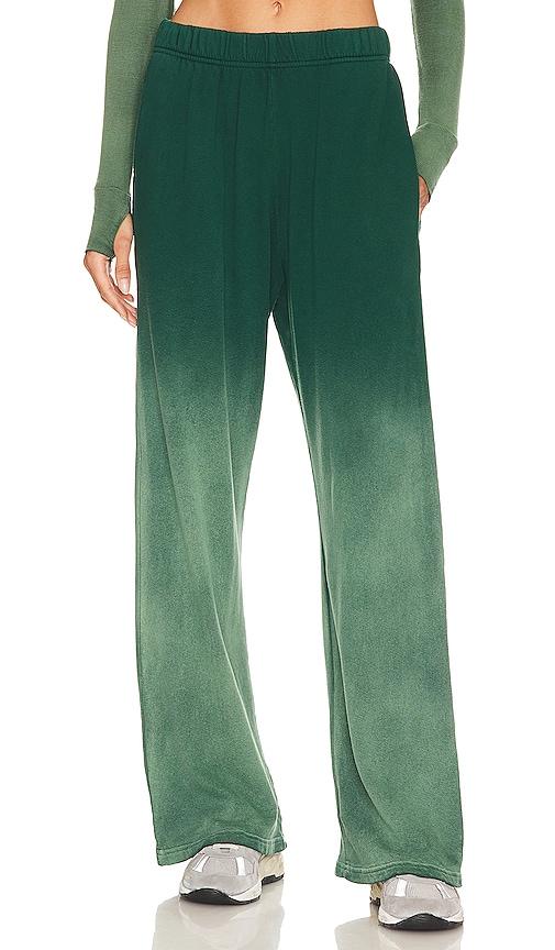 michael lauren theoden wide leg pant in green. - size m (also in s, xs)