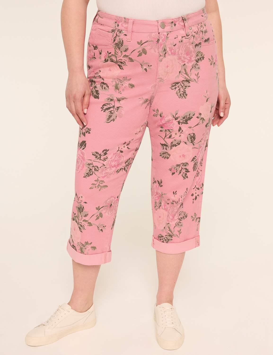 mid-rise boyfriend capri