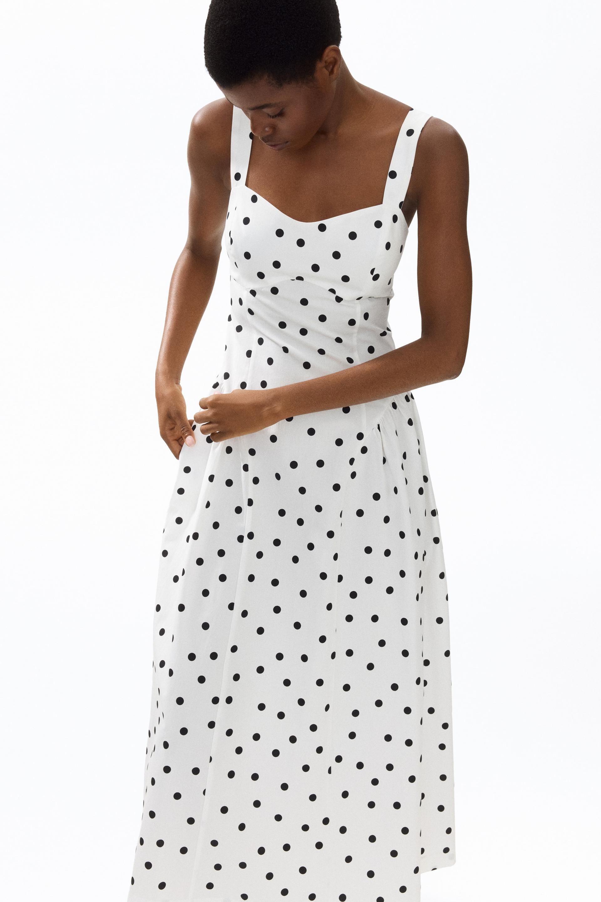 midi dress with flared skirt