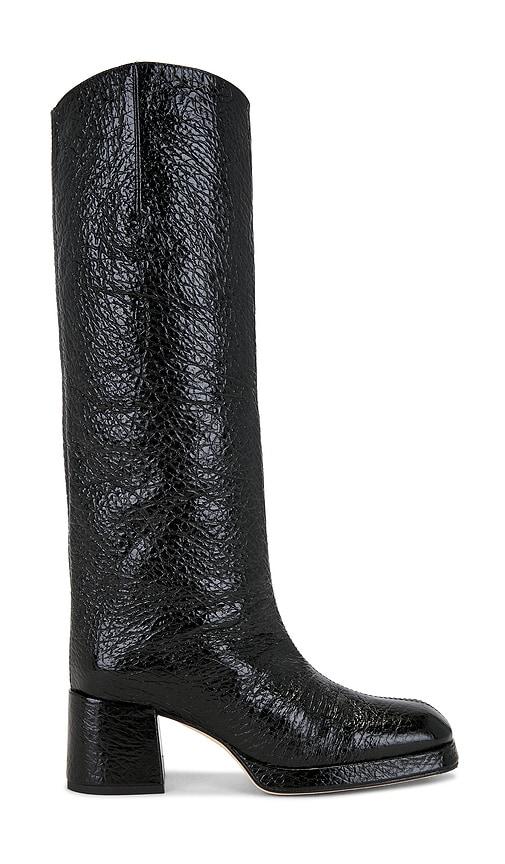 miista tundra tall boot in black. - size 36 (also in 39)