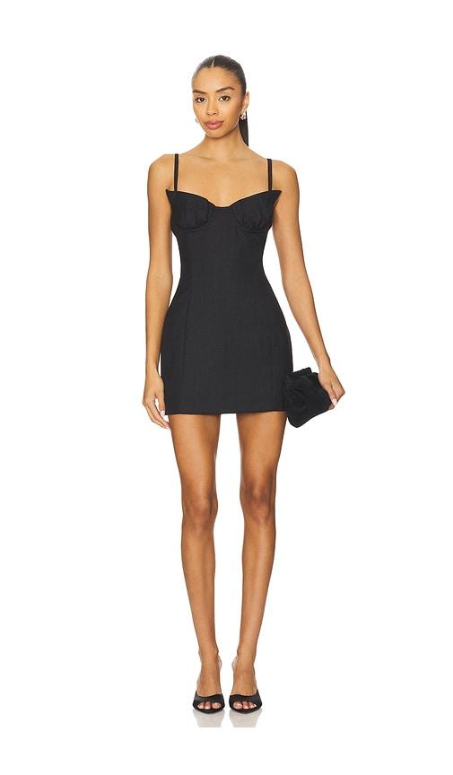 milkwhite mini dress in black. - size l (also in s, xs, m)