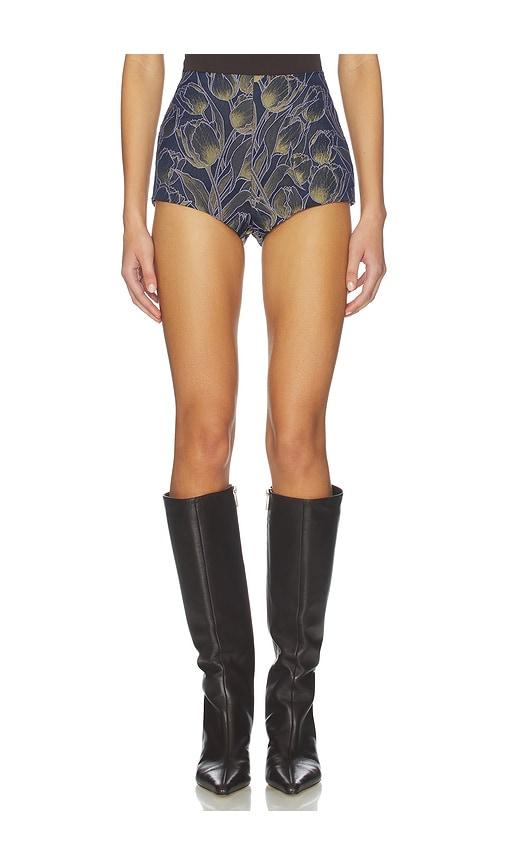 milkwhite short in navy. - size l (also in xs, s, m)