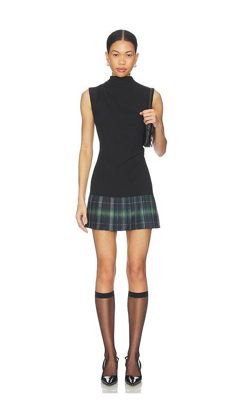 mimchik suki mini dress in black,green. - size 2 (also in 4)