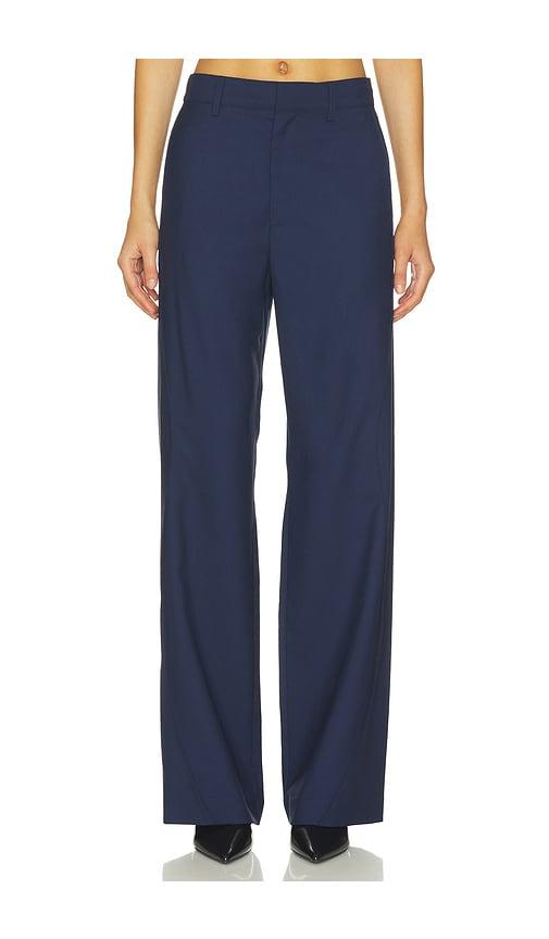 mimchik twist trouser in navy. - size 0 (also in 4, 2)