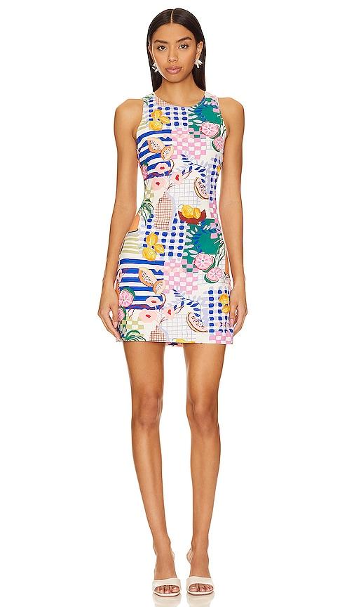 minkpink al fresco mini dress in multi. - size l (also in s, xl, xs)