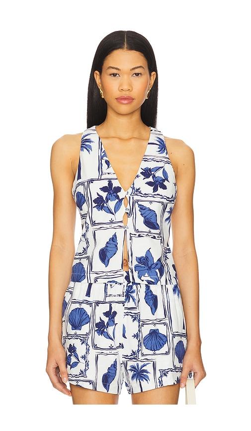 minkpink sylvie keyhole top in white. - size m (also in s, xs)