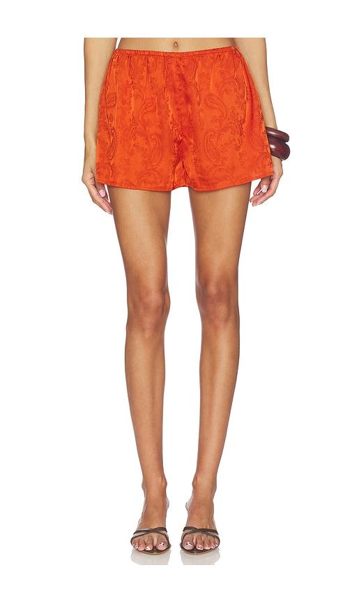 minkpink x revolve valencia short in burnt orange. - size s (also in xl, xs)