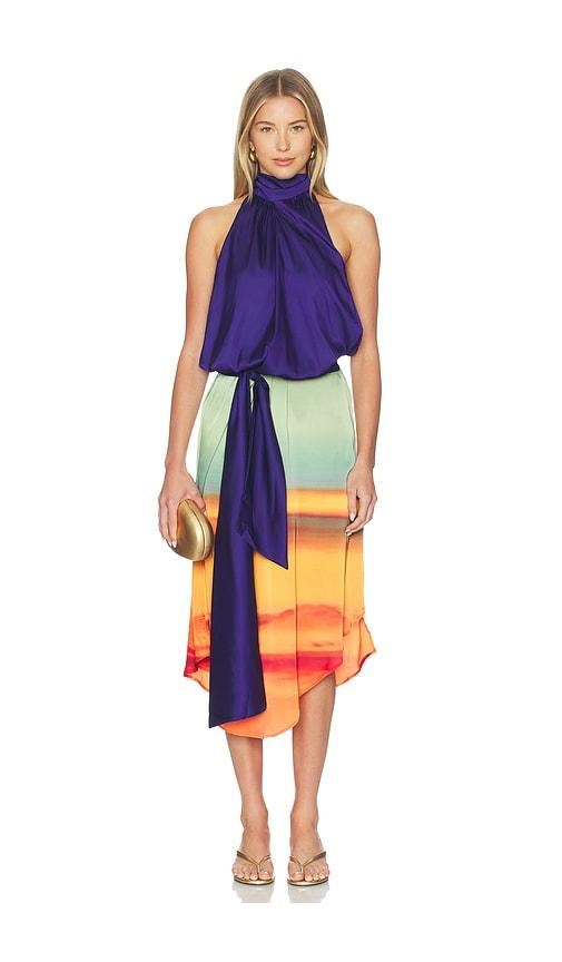 mirae talia dress in multi. - size 34/2 (also in 36/4, 38/6)