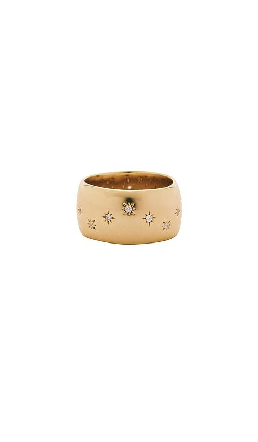 miranda frye celeste ring in metallic gold. - size 5 (also in 6)