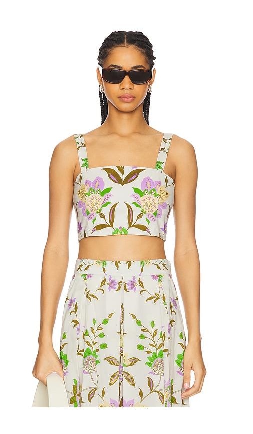 misa los angeles lois top in white. - size l (also in xxs)