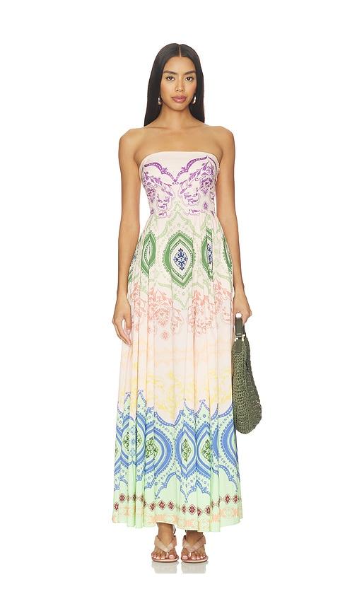 misa los angeles maddie maxi dress in pink. - size l (also in s, m, xl)