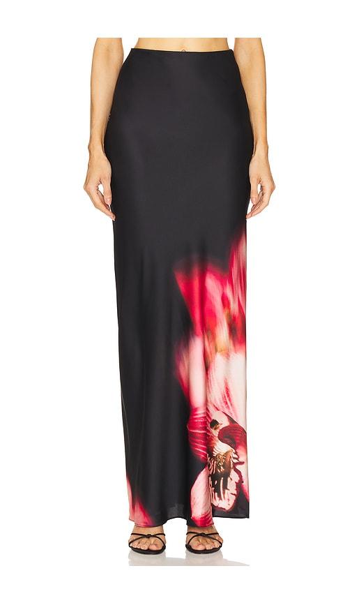 misa los angeles sierra skirt in black. - size s (also in xxs)