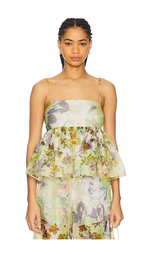 misa los angeles trista top in green. - size l (also in xl)