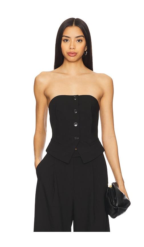 misha alessia top in black. - size l (also in s)