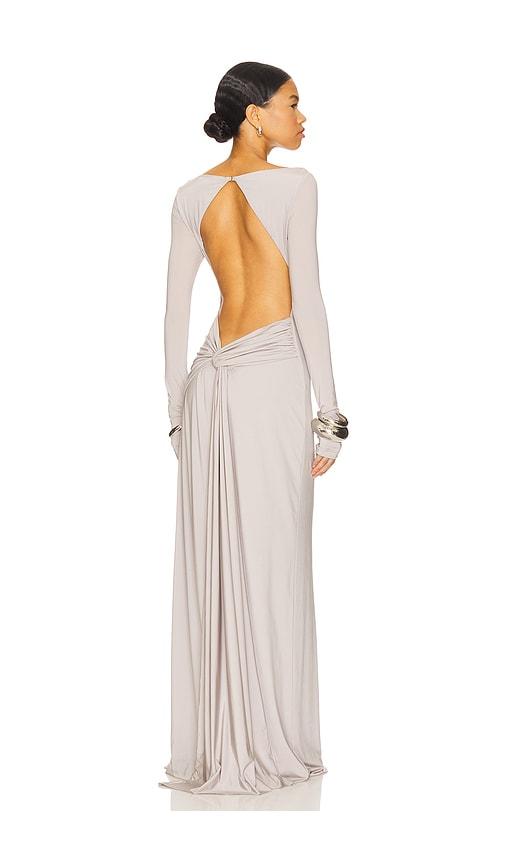 misha the blake jersey dress in neutral. - size l (also in m)