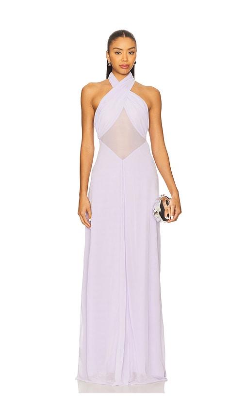 misha the pippa braid dress in purple. - size s (also in xxs, xs, xxl)