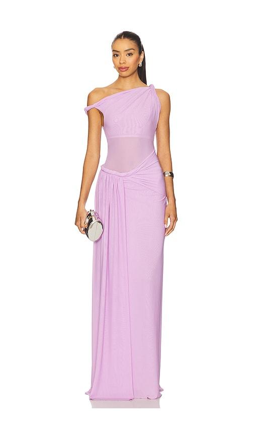 misha the sisal maxi dress in lavender. - size s (also in xs)