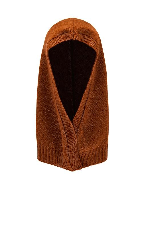 missoni balaklava in burnt orange.
