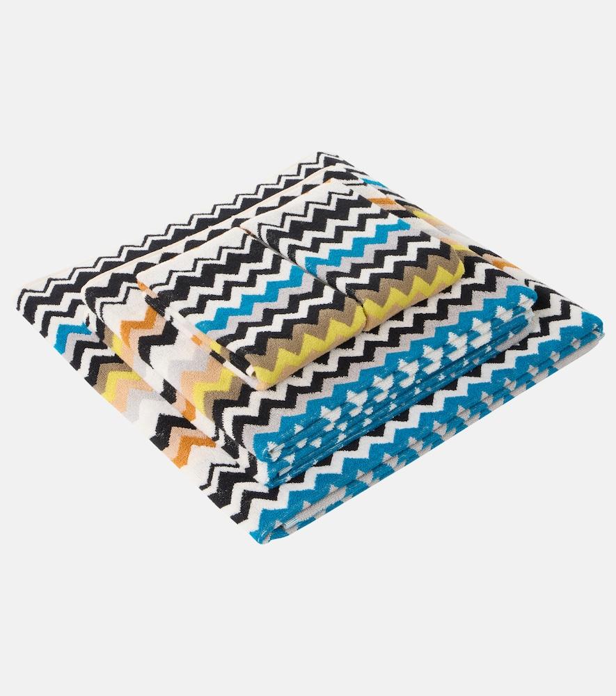 missoni best set of 5 zigzag cotton terry towels