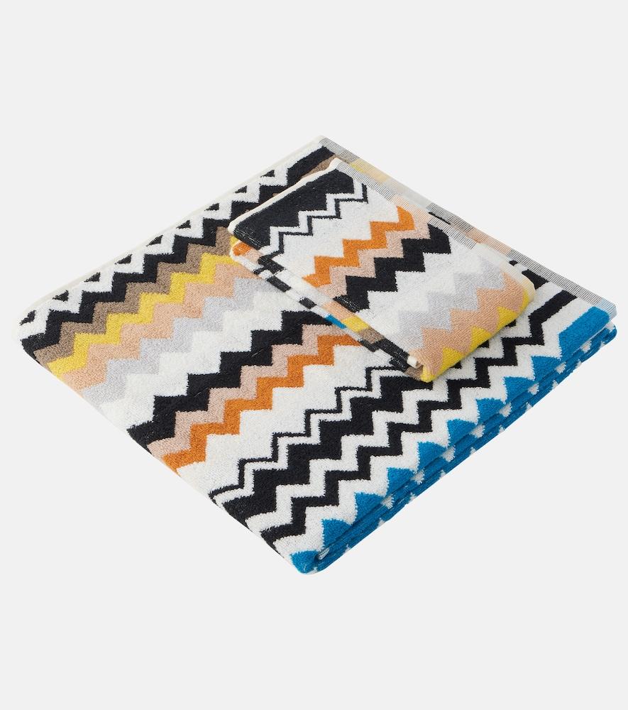 missoni best zigzag set of 2 cotton terry towels