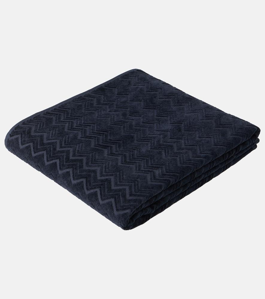 missoni chalk zigzag cotton terry bath sheet
