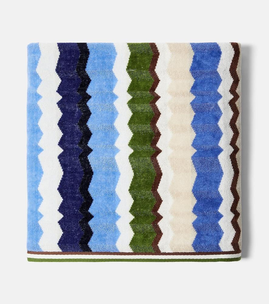 missoni eva zigzag cotton terry bath sheet