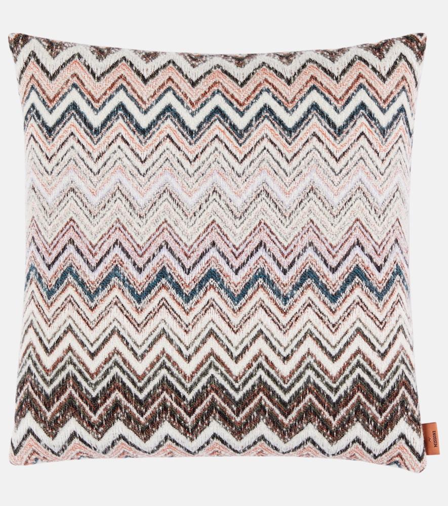 missoni forest cotton and wool-blend cushion