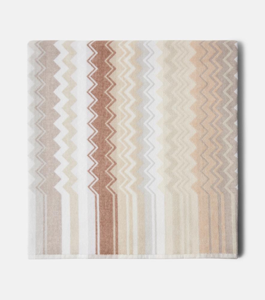 missoni giacomo zigzag cotton terry bath sheet