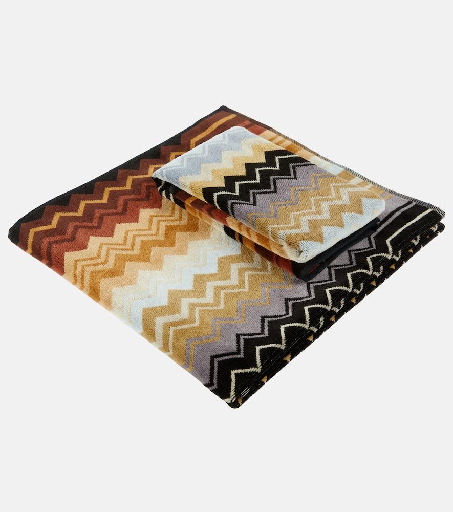 missoni giacomo zigzag set of 2 towels
