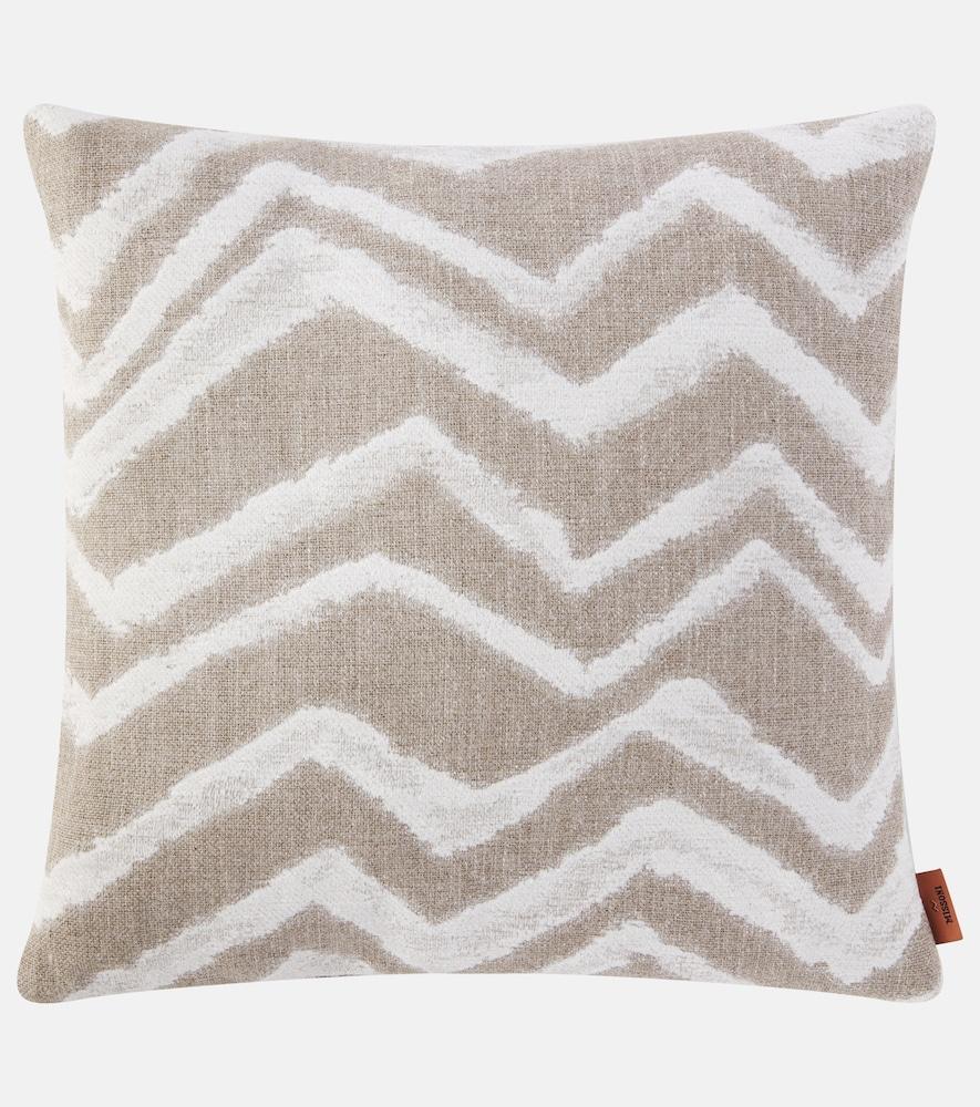 missoni graffiti printed cushion