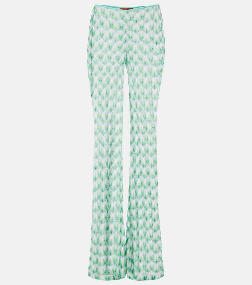 missoni high-rise flared pants