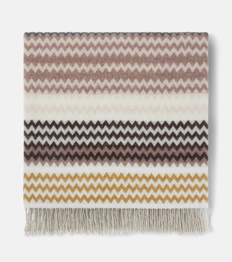missoni humbert zigzag wool-blend throw