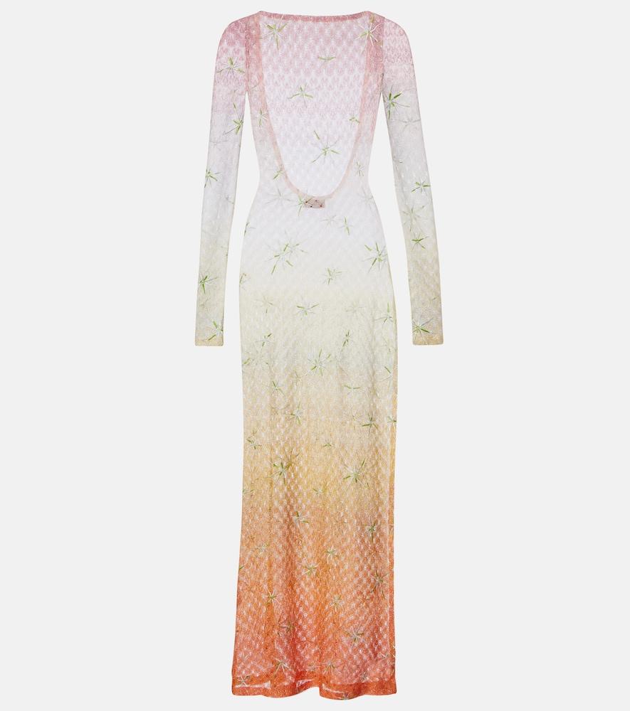 missoni lamé beach dress