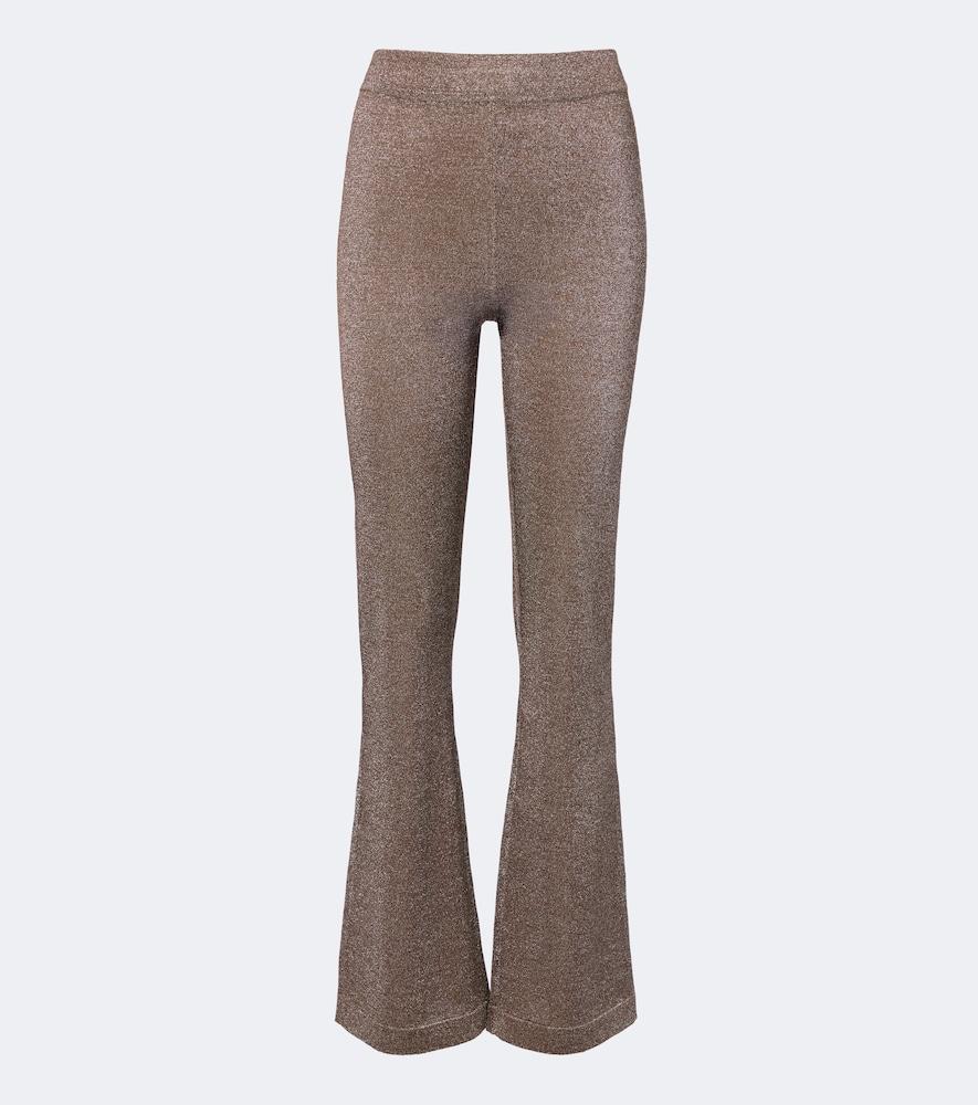 missoni lamé flared pants