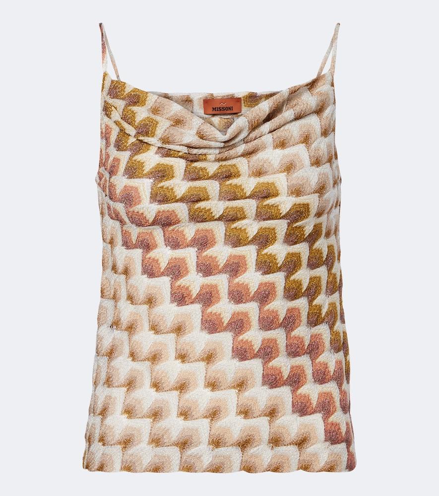 missoni lamé top