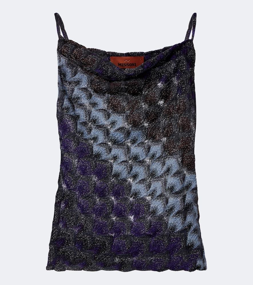 missoni lamé top