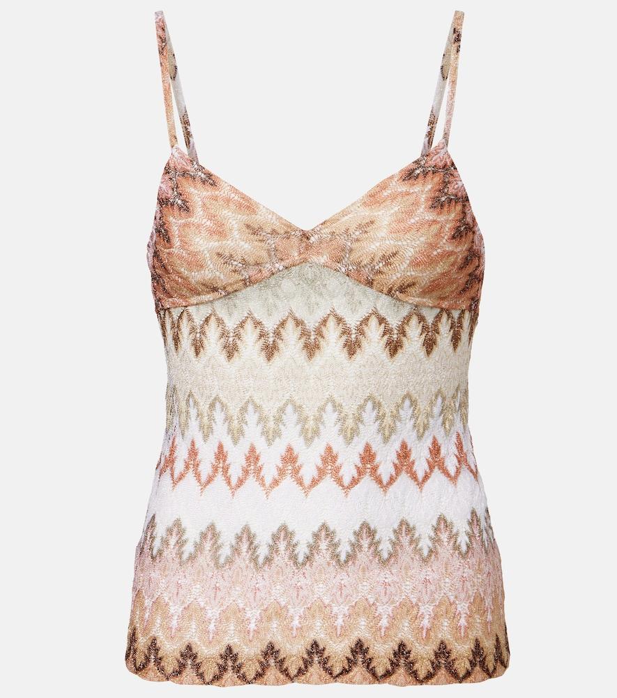 missoni lamé top