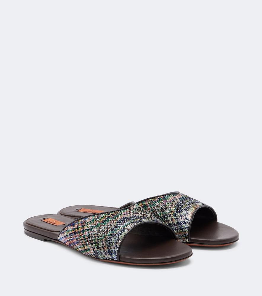 missoni liza lamé mules