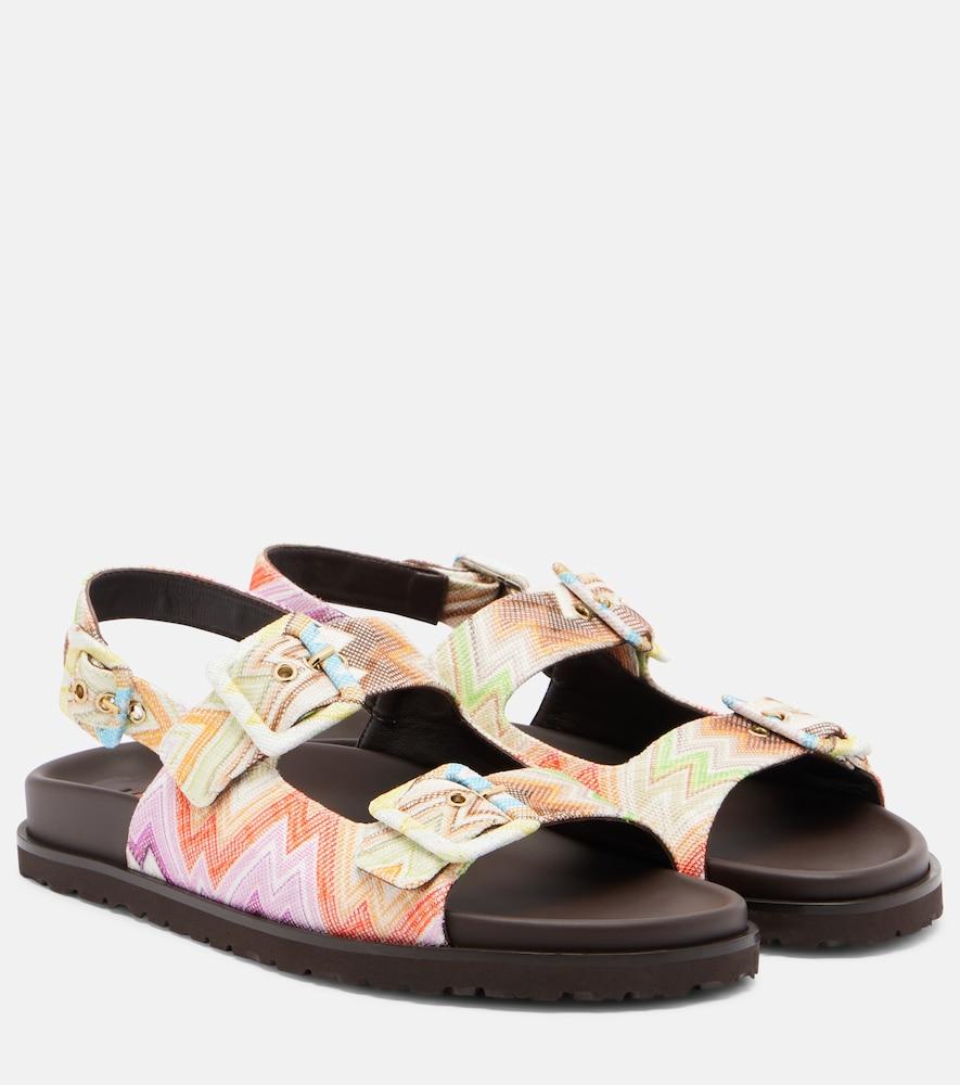 missoni mia zigzag slingback sandals