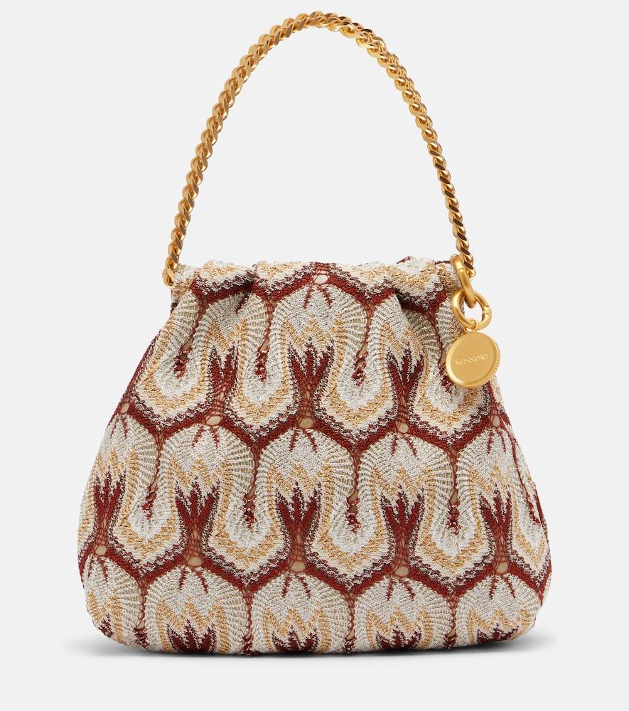 missoni mini lamé clutch