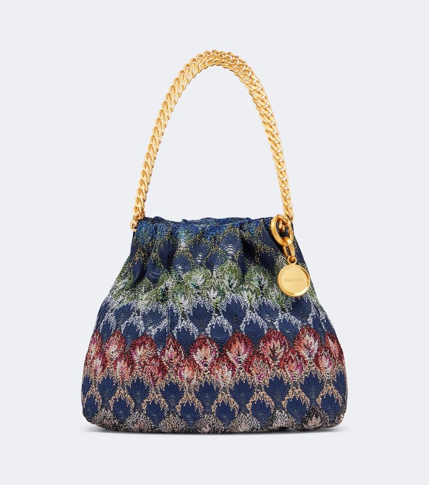 missoni mini lamé top-handle bag