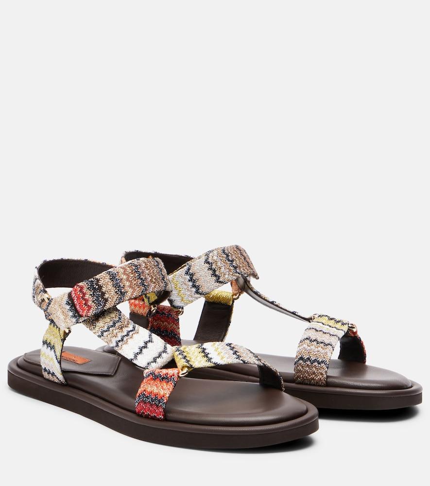 missoni minnie zigzag sandals